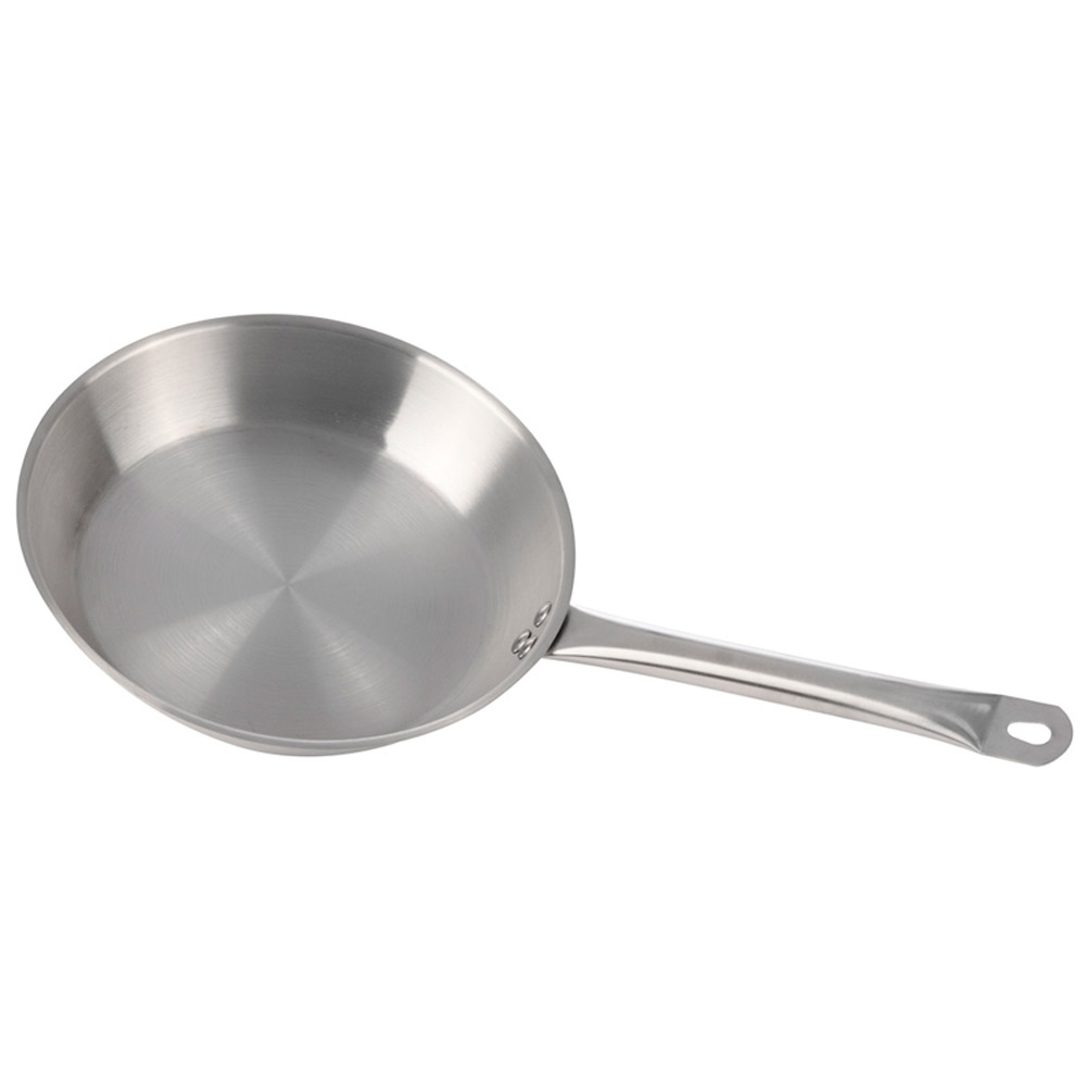 Сковорода из нержавеющей стали кт114, диаметр 200 мм 