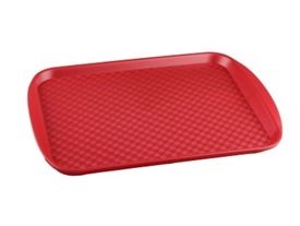 Поднос 450x350 мм, полипропилен, цвет красный 