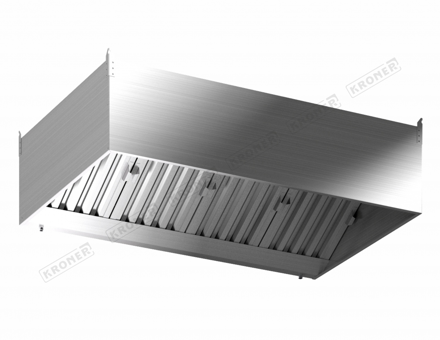 Зонт вытяжной пристенный ЗВ-2-900/900 