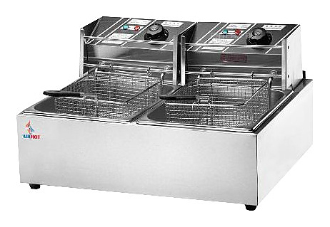 Фритюрница Airhot EEF6+6, 2 ванны, 6+6 л 