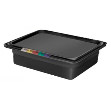 Гастроемкость 1/2*65 мм, черный полипропилен (арт. 422107413) 