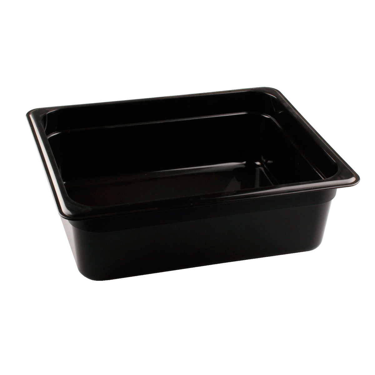 Гастроемкость 1/2*100 мм, черный полипропилен (арт. 422100613) 